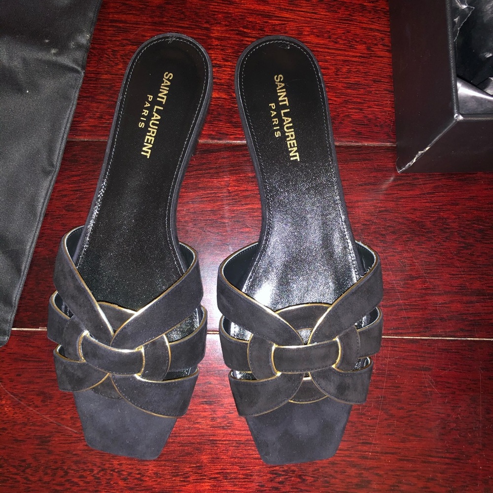 Saint Laurent Black Sandals